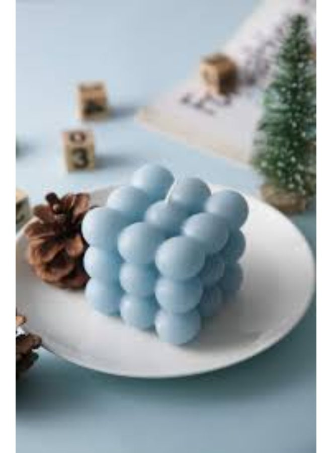Bubble Cube Candles Seashell Scented Cool Candles Hand Poured Scented Decor Candle