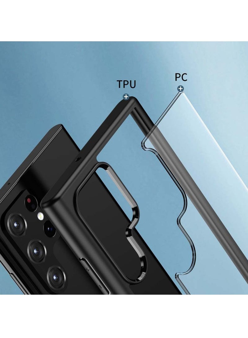 Premium Liquid Crystal Case for Samsung S22 Ultra _ Black  - Image 4