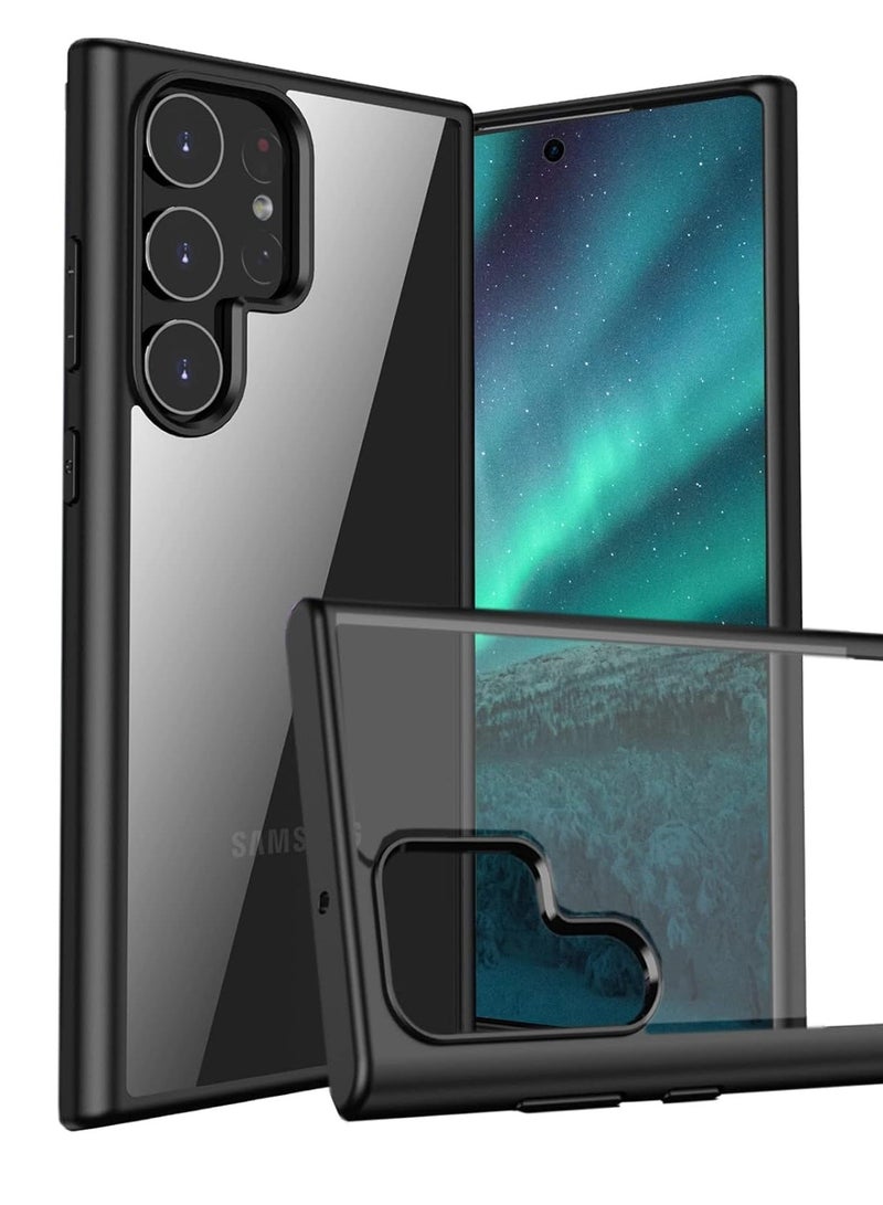 Premium Liquid Crystal Case for Samsung S22 Ultra _ Black  - Image 1
