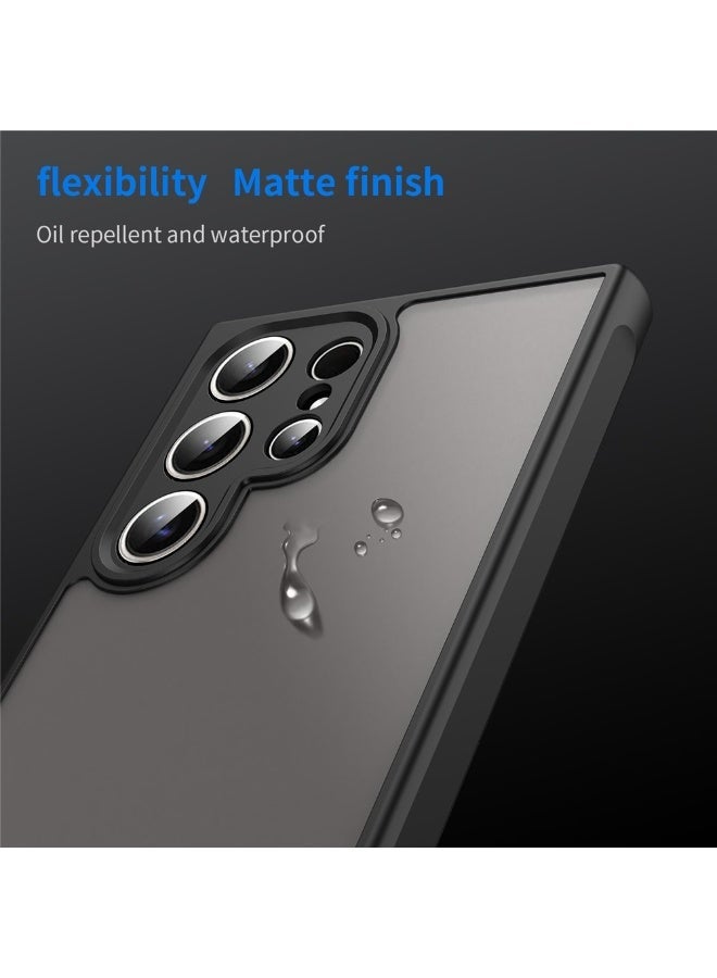 تي ام جراب TM فاميه نصف شفاف لـ Samsung S26 Ultra| جراب حماية مضاد للصدمات بحواف حماية للكاميرا وتصميم نحيف وخفيف - Image 4