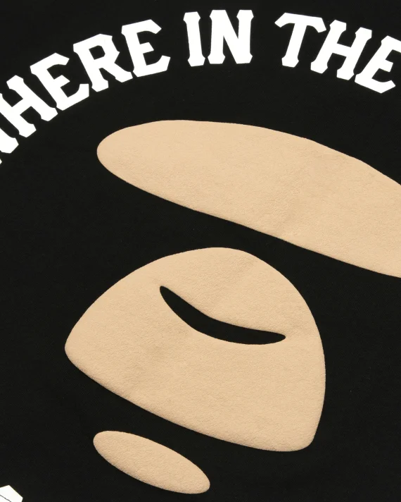 AAPE Moonface logo long sleeve tee