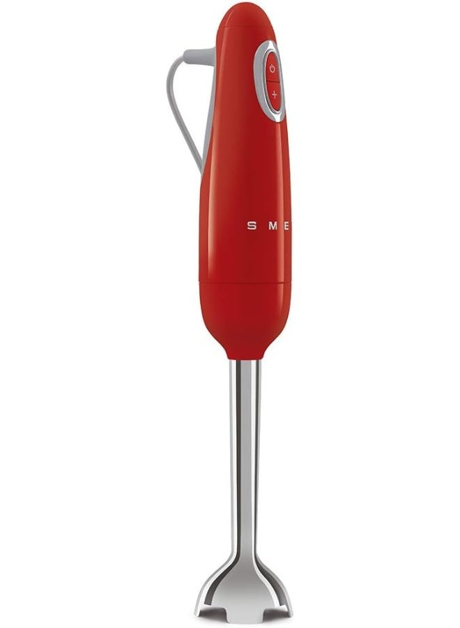 Smeg HBF03RDUK, 50'S Retro Style Aesthetic Hand Blender With Accessories, Variable Speed, Turbo Function, Red HBF03RDUK red - Image 2