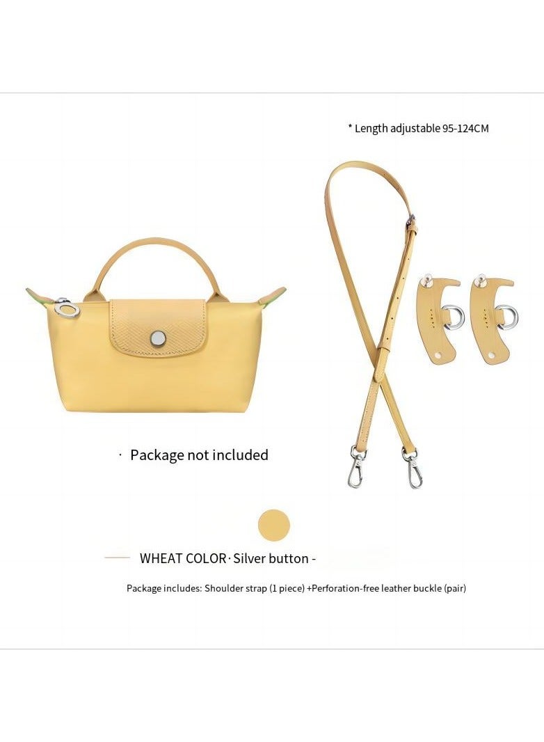Genuine Leather Purse Straps - Adjustable Shoulder Strap for Longchamp Mini Bags