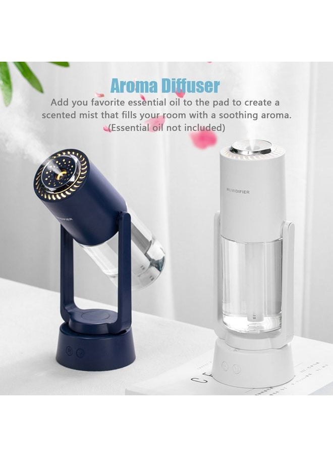Generic Auto-Rotate Mini Humidifier White 22x7.2x7.2cm  - Image 2