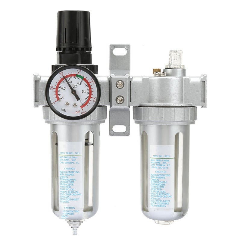NANPU Air Source Treatment Kit: 1/4", 3/8", 1/2" Optional Sizes - High Strength Aluminum Alloy Construction, Leak-proof Sealing for Pneumatic Systems - Image 1