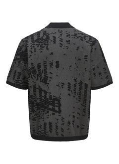 JACK & JONES Jcolloyd Knit Jacquard Zip Polo  - Image 2