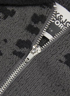 JACK & JONES Jcolloyd Knit Jacquard Zip Polo  - Image 4