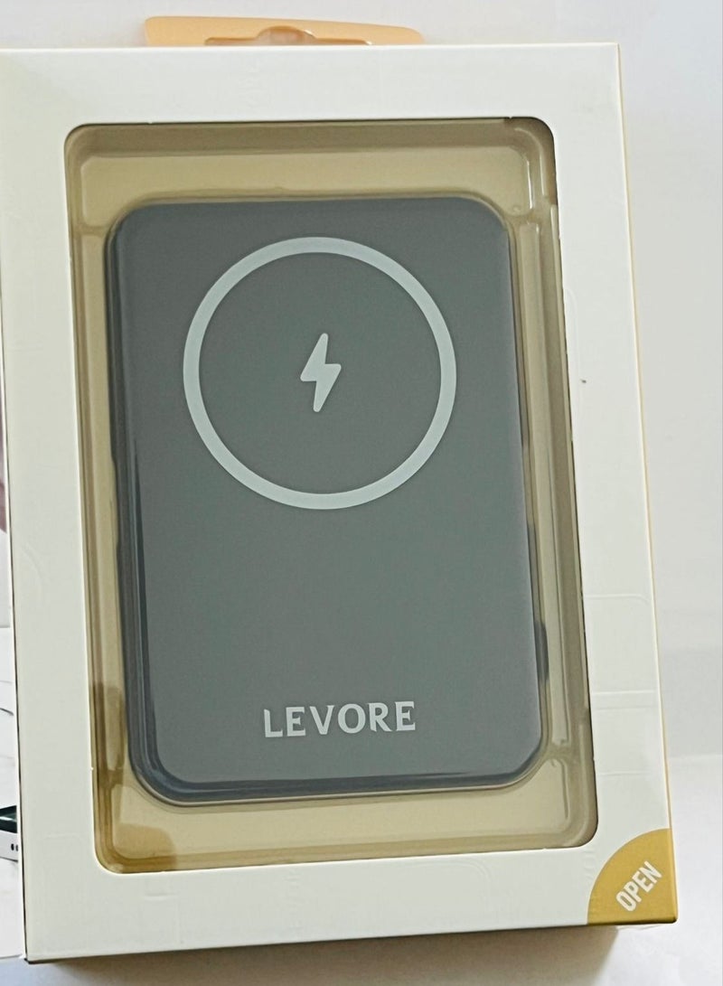ليفور LEVORE باور بانك مع حامل باور بانك ماج سيف - Image 2