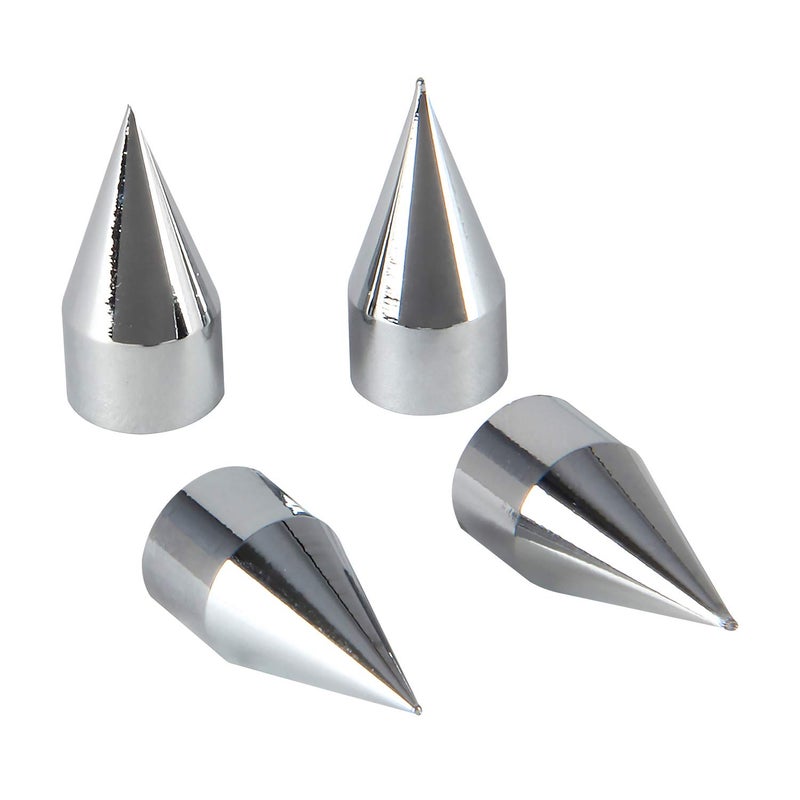 Pilot Automotive Pilot IP2049 Spiked Chrome Finished Valve Caps 1 Pack Silver - Image 3