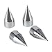 Pilot Automotive Pilot IP2049 Spiked Chrome Finished Valve Caps 1 Pack Silver - Image 2