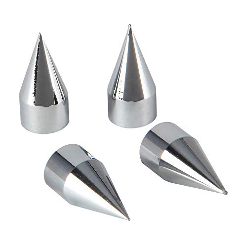 Pilot Automotive Pilot IP2049 Spiked Chrome Finished Valve Caps 1 Pack Silver - Image 1