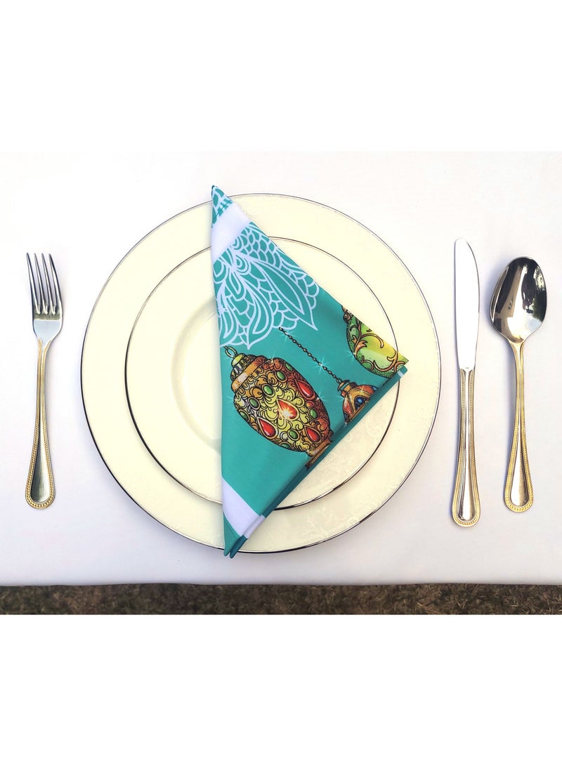 Alwan Set of 6 Ramadan Kareem Cloth Napkins - Image 3