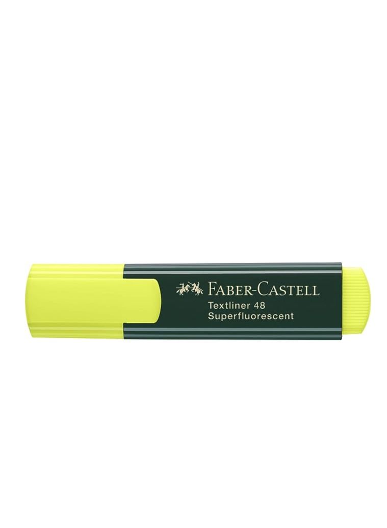 FABER-CASTELL Chisel Tip Highlighter Yellow 6Pieces - Image 2