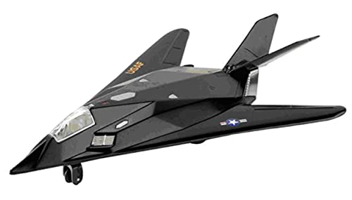 Playmaker Toys United States Air Force F117 Nighthawk Stealth Strike Fighter Jet 8 Inch Pullback Action Die Cast Metal Model Toy Plane - Image 1