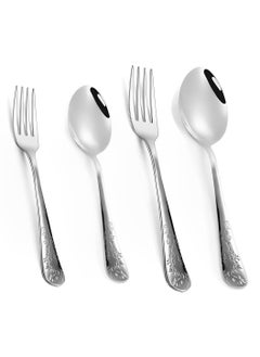 BLACKSTONE Stainless Steel Teaspoon Tablespoon Tea Fork Table Fork 16Pcs Cutlery Set  - Image 5