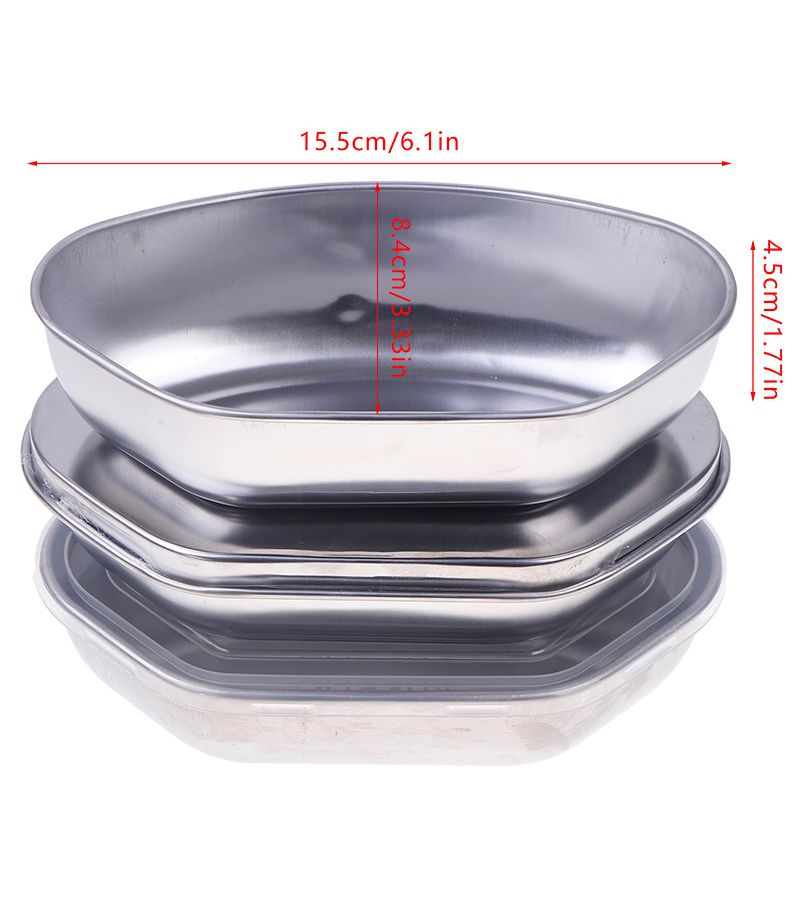 Stainless Steel Divided Steaming Pot Rice Cooker Set 3pcs - Image 4