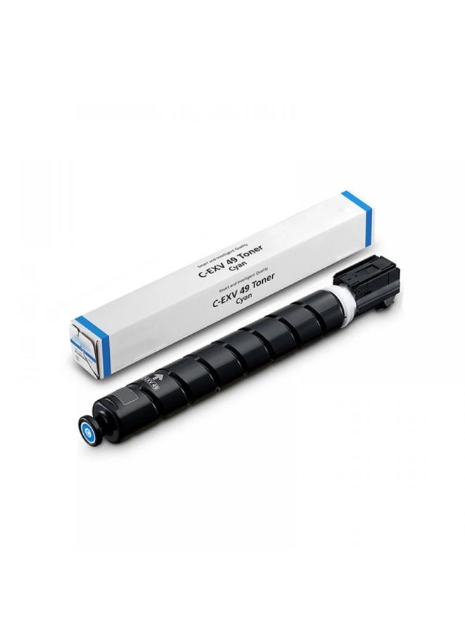 C-EXV 49 Cyan High Yield Toner - Compatible with Printer Canon IR ADV C3320 Canon IR ADV C3325 Canon IR ADV C3330 Canon IR ADV C3520 Canon IR ADV C3525 Canon IR ADV C3530 (Cyan)