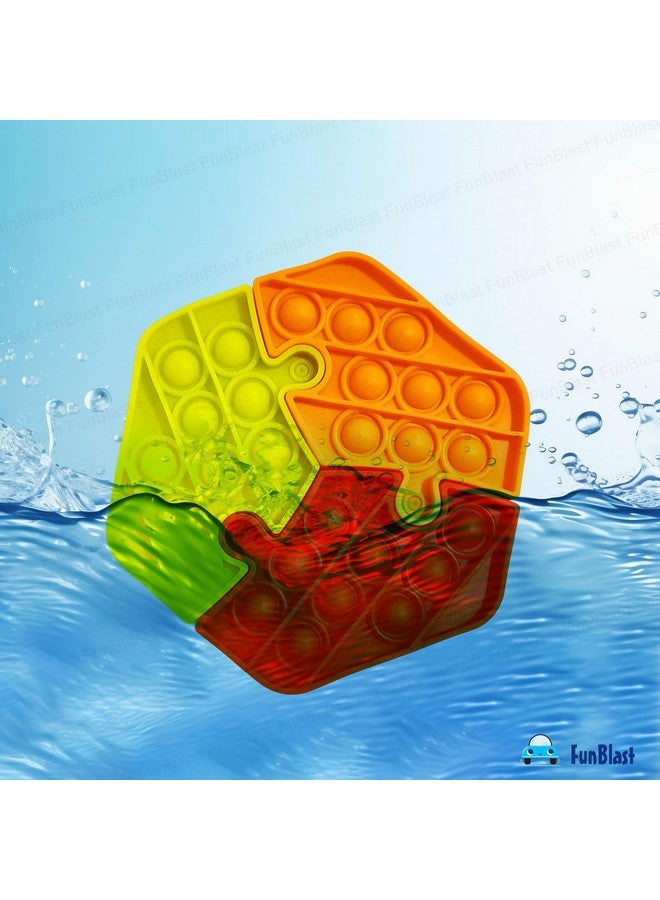 فنبلاست لعبة Pop It من FunBlast، لعبة Pop It للأطفال، لعبة Pop It، ألعاب Pop It للأطفال، لعبة Pop It Fidget، لعبة Pop It Big، لعبة Pop It للبنات، لعبة Pop It للأولاد، ألعاب تخفيف التوتر (عبوة من قطعتين) - Image 2