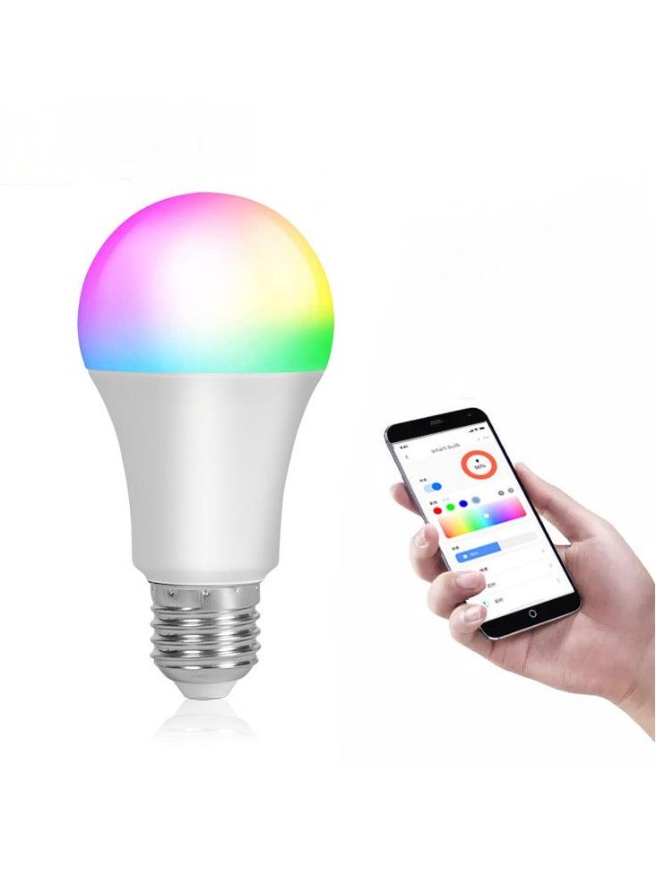DUNISO Smart Led Bulb E27 Remote Control Color Adjustable Light Smart Wi-Fi Multicolor Light Bulb – Customizable Lighting with 8 Different Modes and Remote Access for Ultimate Home Automation - Image 1