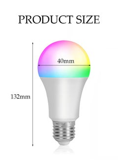 DUNISO 5W Smart LED Bulb Works With Google Assistant，Remote Control Smart LED Bulb With 8 Different Modes,White  - Image 2