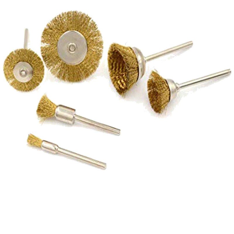 DIY Crafts DIY Crafts Pack Of 1 Pc, Rotary Wire Wheel, Abrasive Tools 5 Pieces Rotary Wire Wheel Brush with 3 Attachments Set for Drills Sandin (Pack Of 1 Pc, Rotary Wire Wheel)  - Image 1