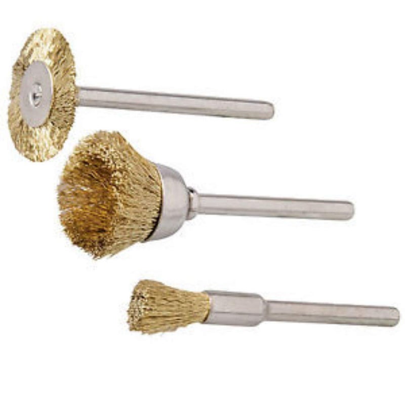 DIY Crafts DIY Crafts Pack Of 1 Pc, Rotary Wire Wheel, Abrasive Tools 5 Pieces Rotary Wire Wheel Brush with 3 Attachments Set for Drills Sandin (Pack Of 1 Pc, Rotary Wire Wheel)  - Image 4