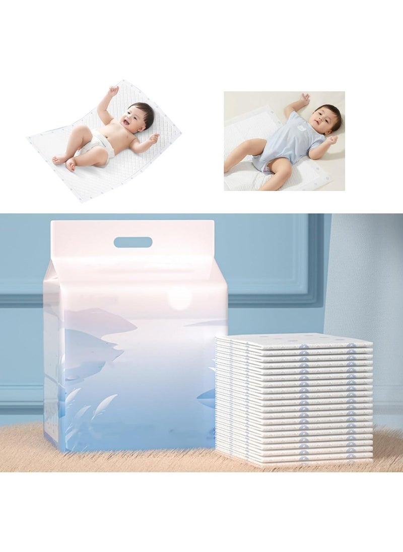 Generic - 20PCS Baby Nappy Pad,Changing mat baby,Disposable Changing Mats,Waterproof Diaper Changing, Super Soft Nappy Pad,for babies under 6 months old (60 * 45cm) - Image 1