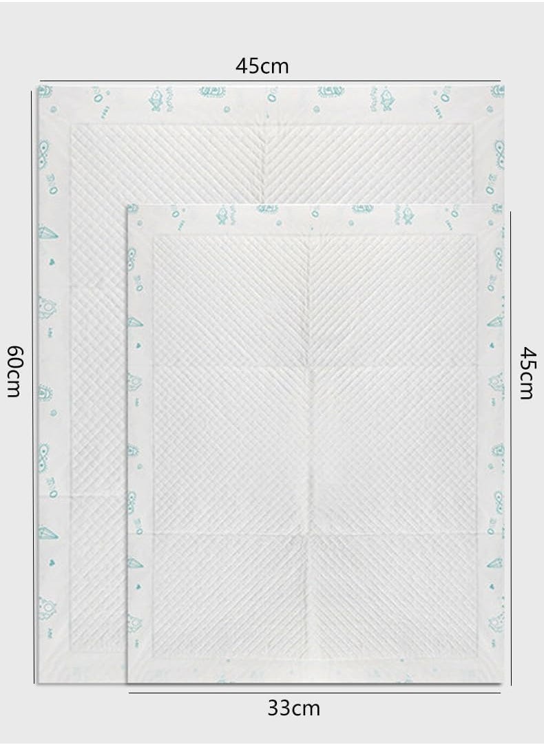 Generic - 20PCS Baby Nappy Pad,Changing mat baby,Disposable Changing Mats,Waterproof Diaper Changing, Super Soft Nappy Pad,for babies under 6 months old (60 * 45cm) - Image 1