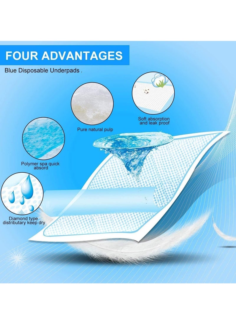 Generic - 20PCS Baby Nappy Pad,Changing mat baby,Disposable Changing Mats,Waterproof Diaper Changing, Super Soft Nappy Pad,for babies under 6 months old (60 * 45cm) - Image 1