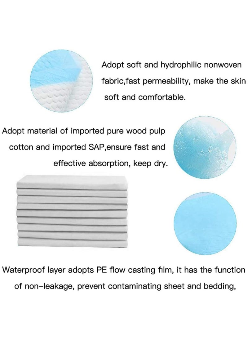 Generic - 20PCS Baby Nappy Pad,Changing mat baby,Disposable Changing Mats,Waterproof Diaper Changing, Super Soft Nappy Pad,for babies under 6 months old (60 * 45cm) - Image 1