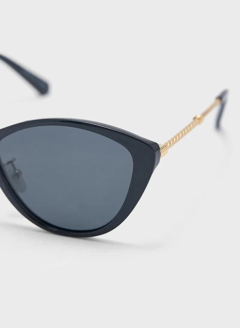 ايلا Polarized Cat Eye Sunglasses