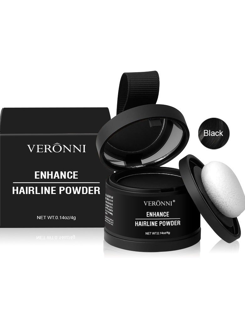 VERONNI Enhance Hairline Powder, Hairbear Hair Filler,Hairline Shadow Powder,Hairline Powder Instantly Conceals,Instant Volume&scalp Coverage for Thinning Hair,Fast & Full Care, 100% Water Sweat Resistant - Image 1