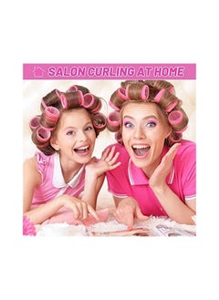 Umiwin 6-Piece Self Grip Hair Rollers Set 3x6 CM  - Image 4