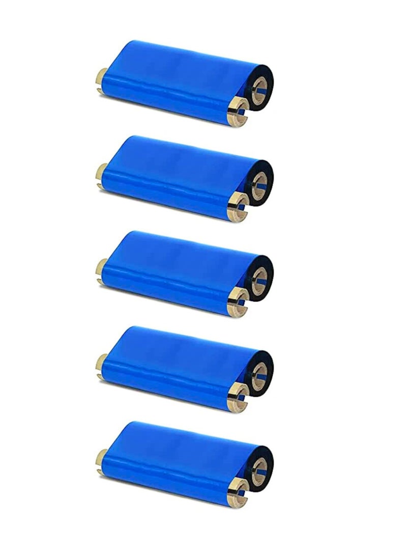 Terabyte Thermal Transfer Wax Ribbon for Barcode Printers 110mm x 74m x 1/2" Core PACK OF 5  - Image 1