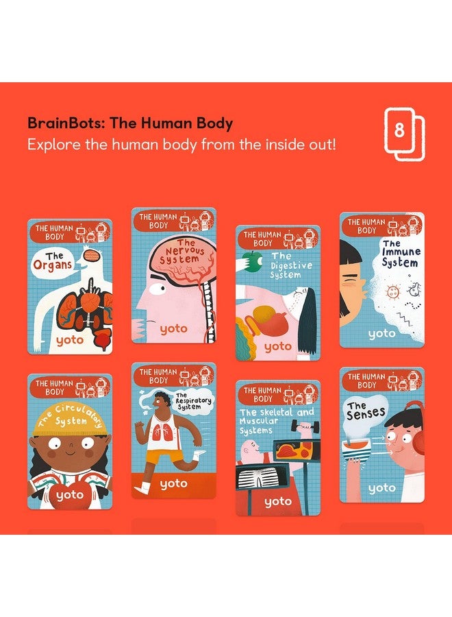 YOTO Brainbots: The Human Body - 8 Kids Audio Cards For Use With Player & Mini All-In-1 Audio Player, Educational Screen-Free Listening With Fun Stories For Learning & Interactive Quizzes, Ages 6+ - Image 2