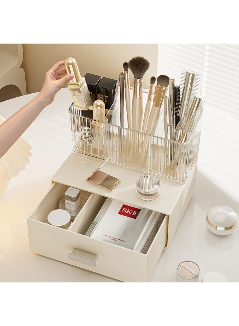 Student dormitory desktop storage rack skincare and cosmetics transparent storage rack - Image 4