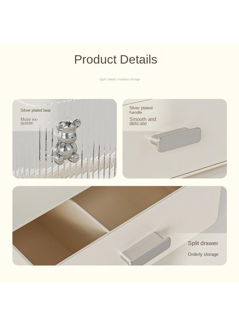 Student dormitory desktop storage rack skincare and cosmetics transparent storage rack - Image 5