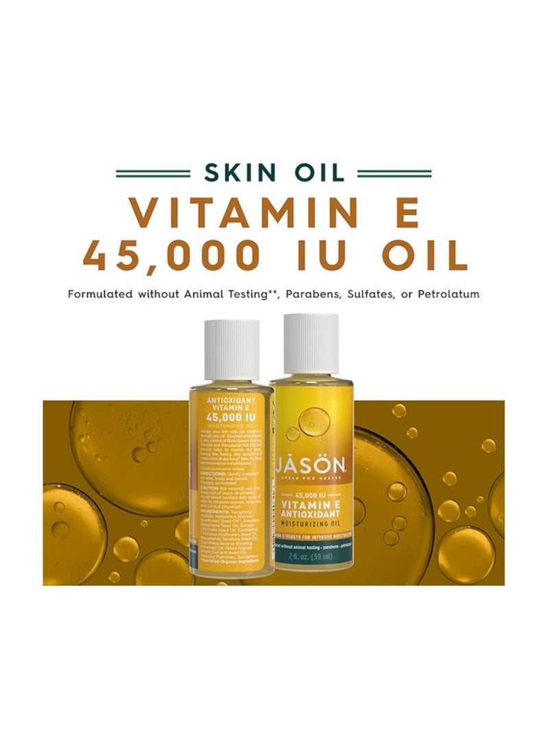 Jason Maximum Strength Vitamin E 45000 Iu Skin Oil | For  Helps Fight Lines & Wrinkles | No Parabens, Sulfates, Petrolatum, Phthalates 2 Oz - Image 5