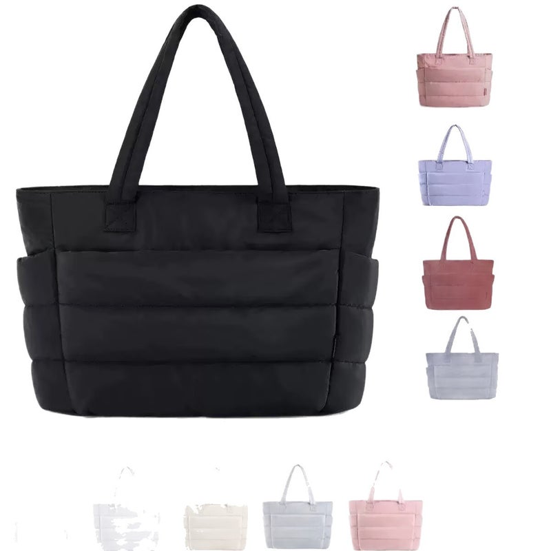 Large Capacity Quilted Lightweight Women's Travel Tote Bag - Image 2