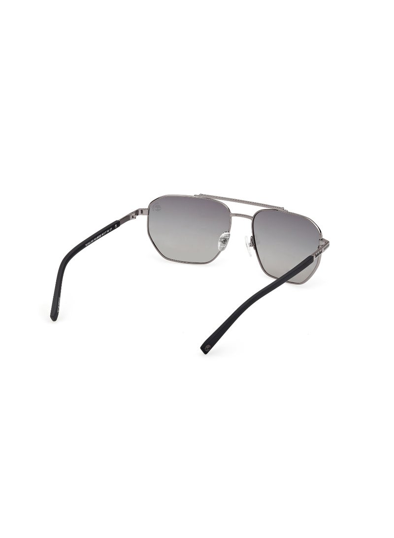 TIMBERLAND FULL RIM MALE NAVIGATOR GREY METAL SUNGLASSES - Image 5