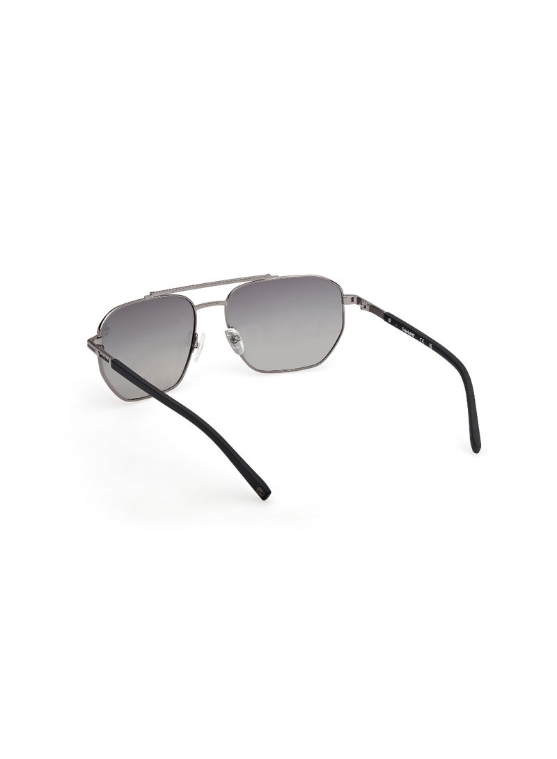 TIMBERLAND FULL RIM MALE NAVIGATOR GREY METAL SUNGLASSES - Image 3