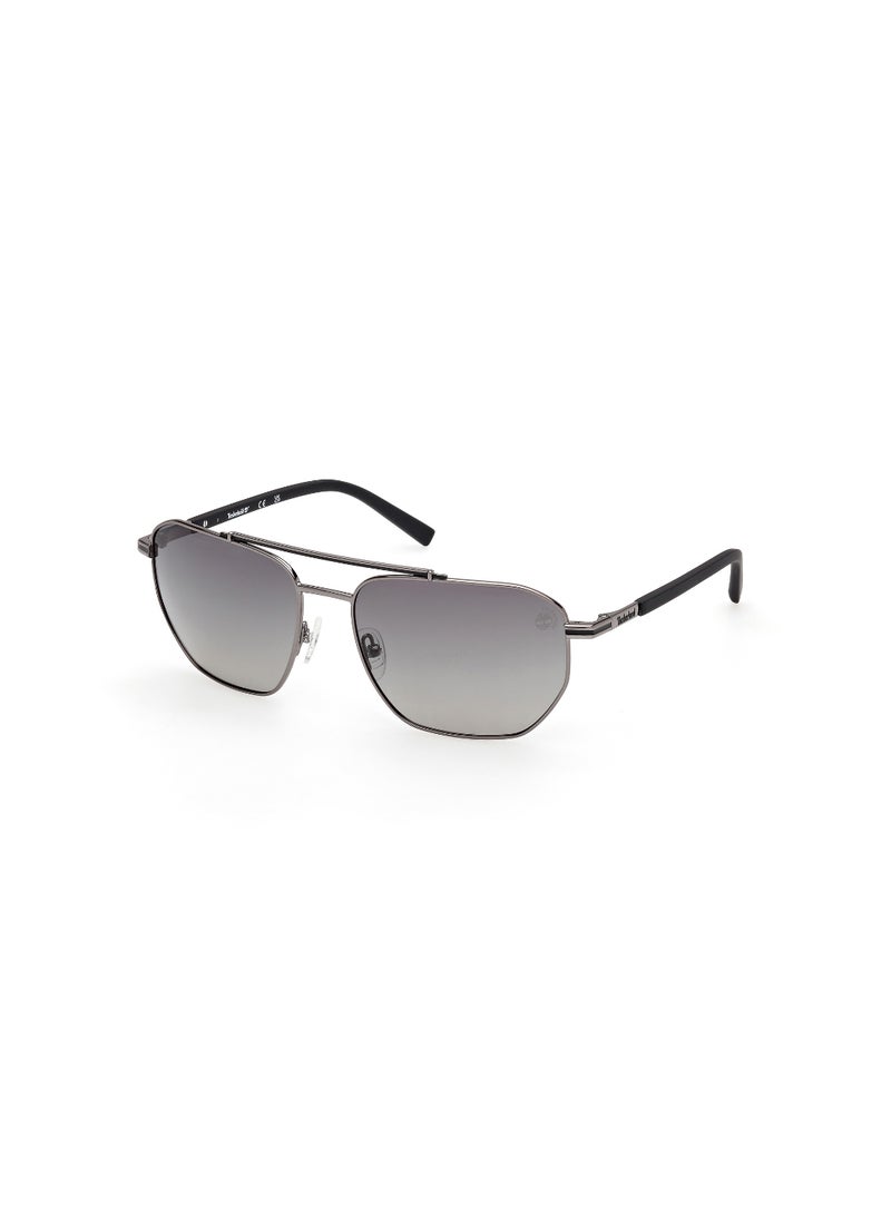 TIMBERLAND FULL RIM MALE NAVIGATOR GREY METAL SUNGLASSES - Image 1