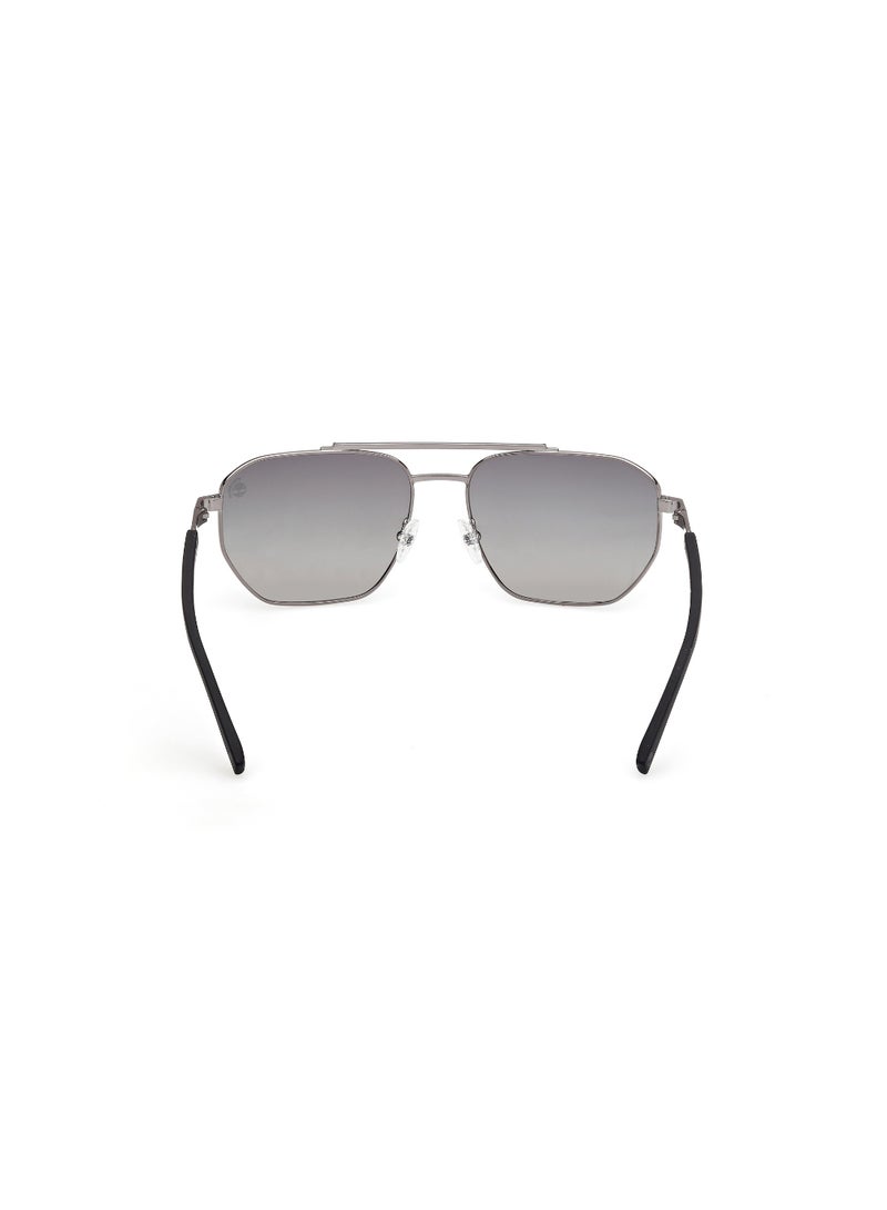 TIMBERLAND FULL RIM MALE NAVIGATOR GREY METAL SUNGLASSES - Image 4