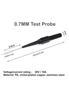 Excefore 10 Pack Auto Repair Test Probe, Back Probe kit, Test Leads Probes 4mm Banana Plug, Automotive Diagnostic Test Accessories Repair Tools Needle 0.7mm (Red and Black)  - Image 4