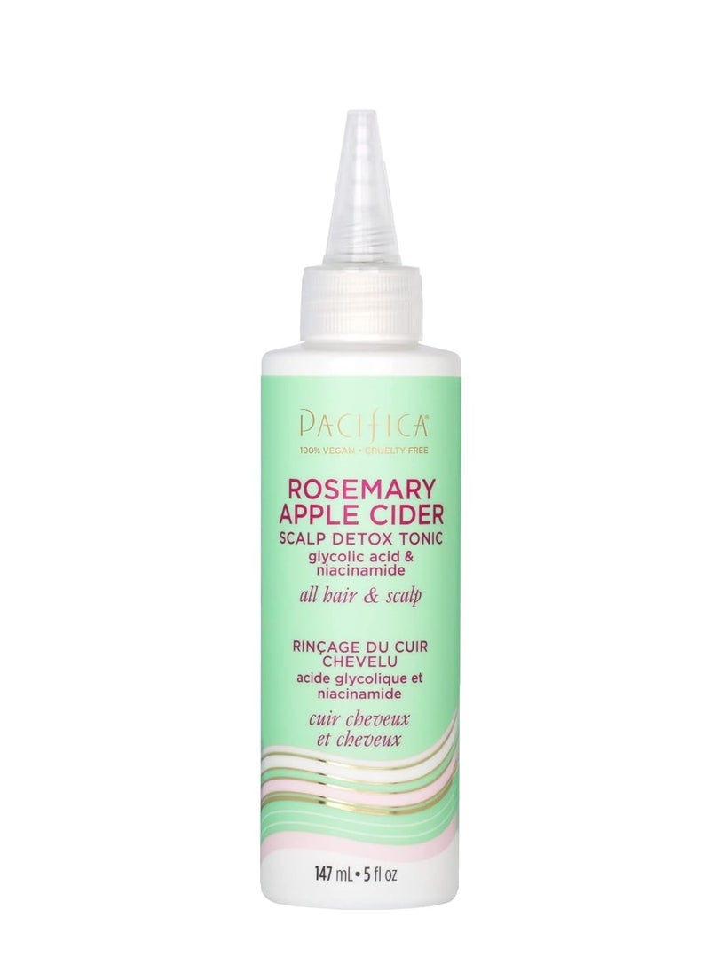 Pacifica Pacifica Scalp Detox Tonic – Rosemary Apple Cider with Salicylic Acid for Clarifying and Purifying Itchy, Dry Scalp, Vegan & Cruelty-Free, 5 oz  - Image 1