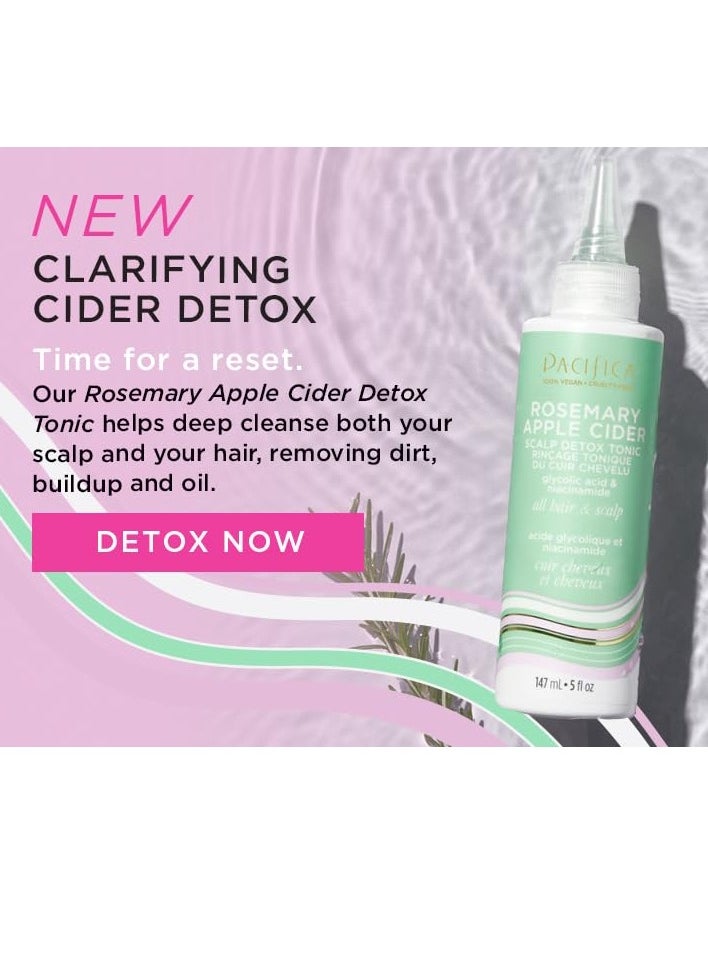 Pacifica Pacifica Scalp Detox Tonic – Rosemary Apple Cider with Salicylic Acid for Clarifying and Purifying Itchy, Dry Scalp, Vegan & Cruelty-Free, 5 oz  - Image 4