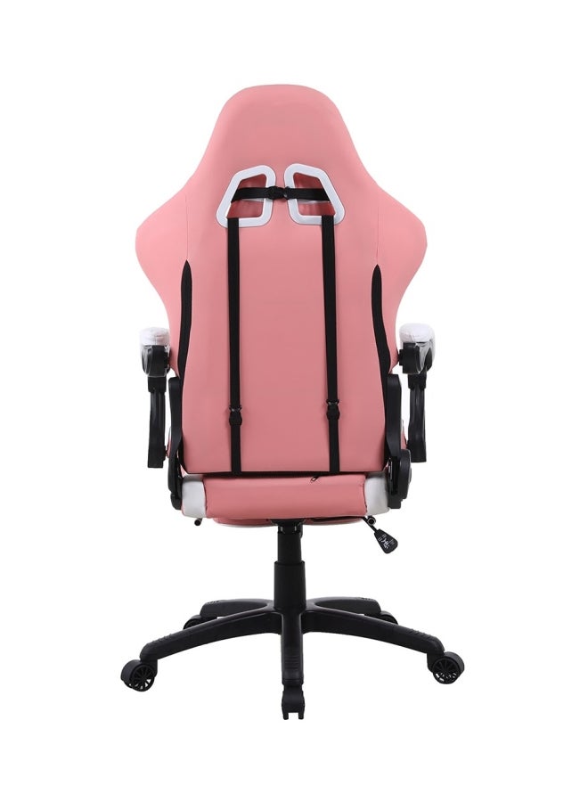 Blitzed Ergonomically Designed Super Comfort Gaming Chair With Headrest Pillow, Lumbar Cushion And Retractable Footrest Pink - Image 2