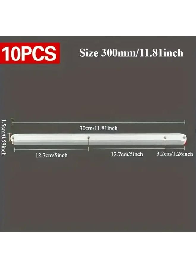 10pcs 300mm Plastic Drawer Slide Rail Kitchen Cabinet Guide Rail Track - Image 5