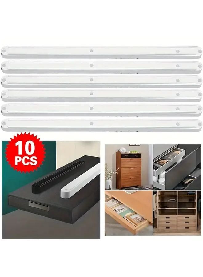 10pcs 300mm Plastic Drawer Slide Rail Kitchen Cabinet Guide Rail Track - Image 2