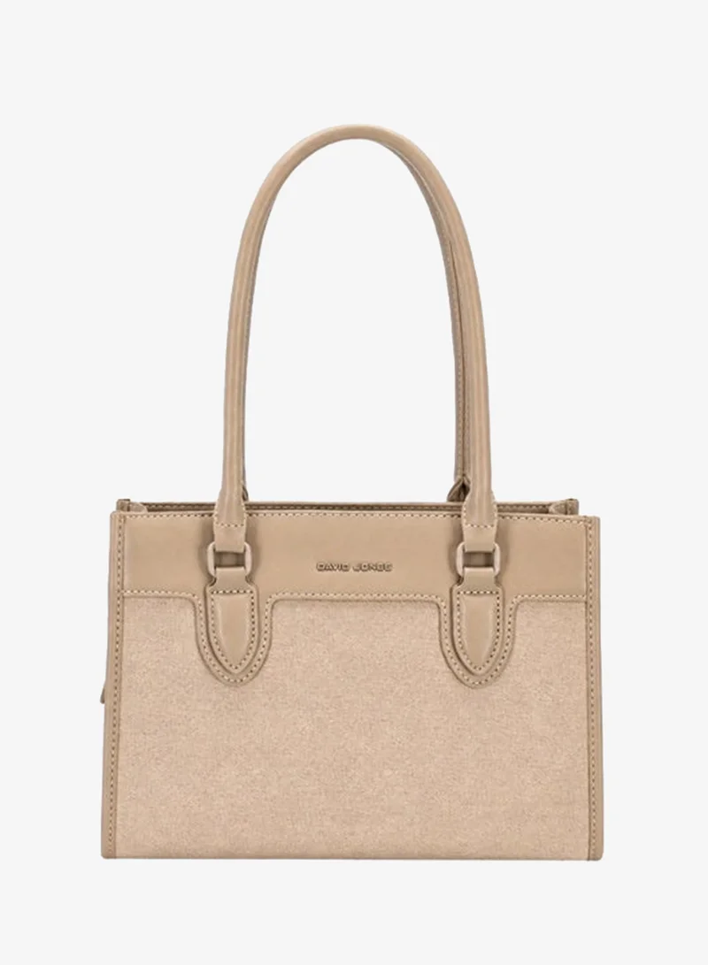 David Jones Elena Women's Handbag CM8349 | Faux Leather Shoulder Purse | Lightweight Everyday Bag for Work, Shopping & Weekend Use
